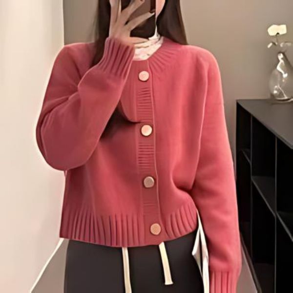 Yuna - Elegant vintagestil knapped cardigan