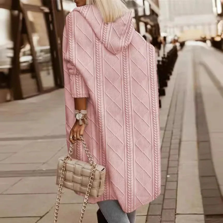 Dionela - hettegenser trenchcoat