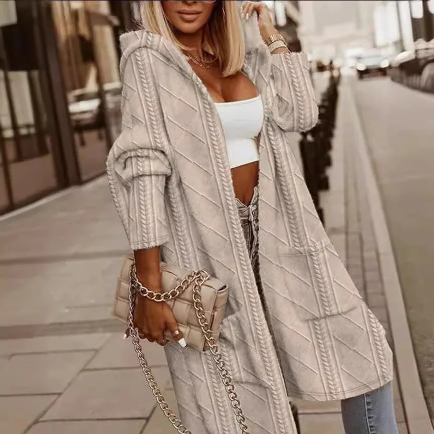 Dionela - hettegenser trenchcoat