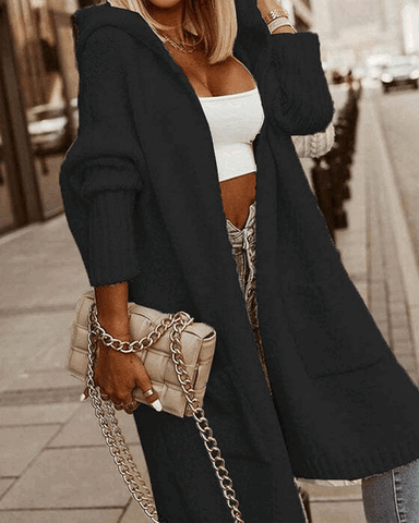 Dionela - hettegenser trenchcoat